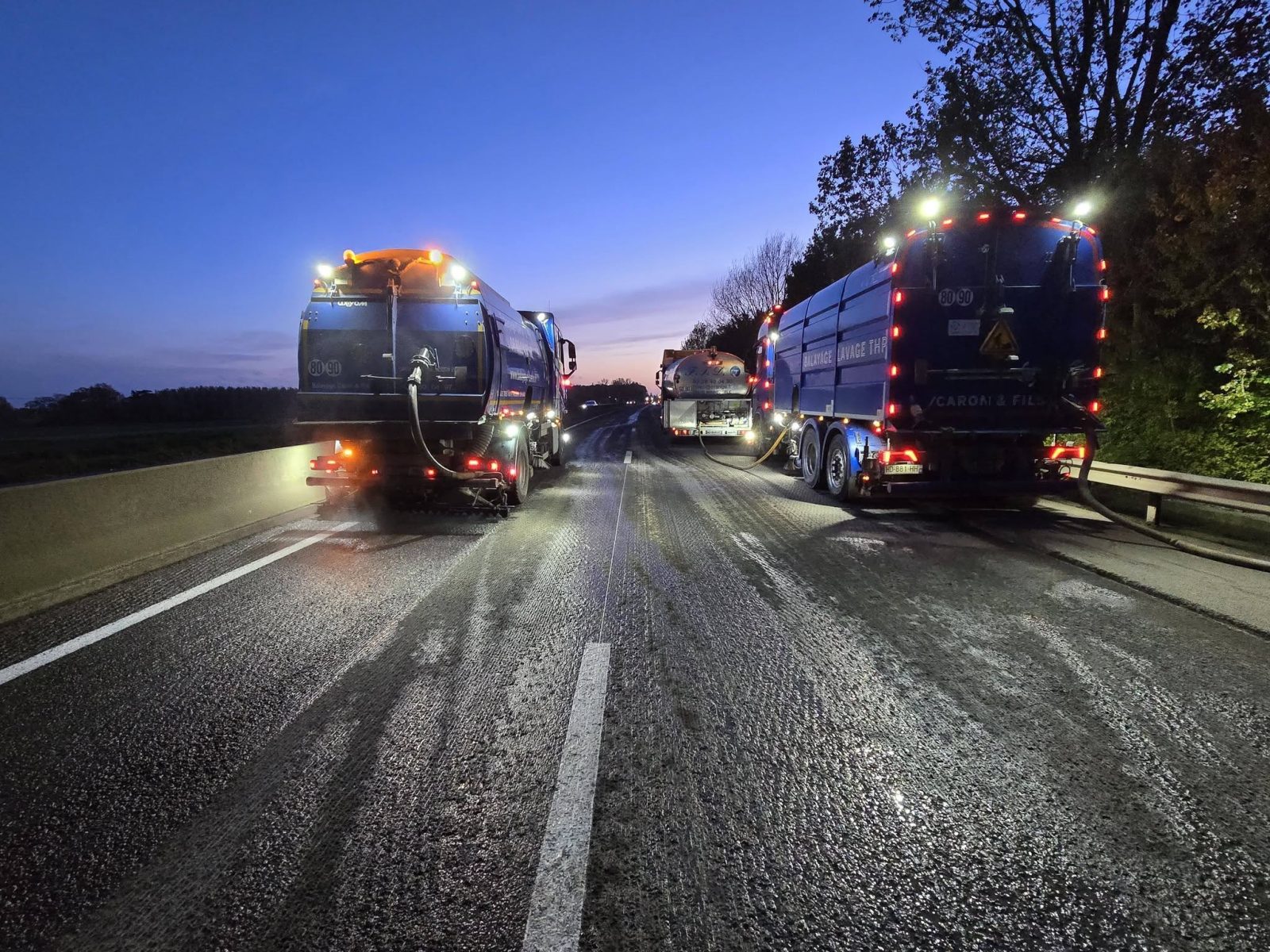 Zone d'intervention pour le ravitaillement en eau de chantier dans les Hauts-de-France